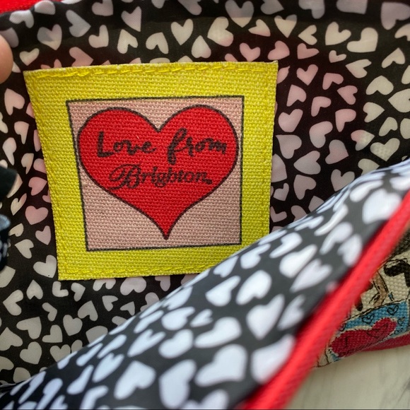 Brighton 2018 Canvas Pouch Makeup Bag - Picture 7 of 7
